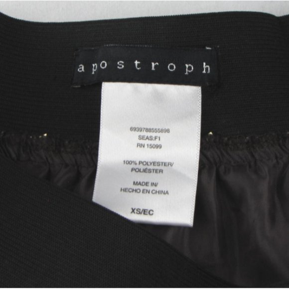 SALE! Sequin Sparkly Gold Short Mini Skirt - Picture 2 of 2